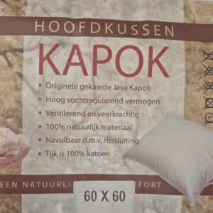 Hoofdkussen KAPOK - 60 x 60 cm